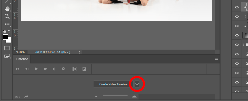 TUTORIAL  How to Make Animated GIF in Photoshop CC [Video Timeline] 